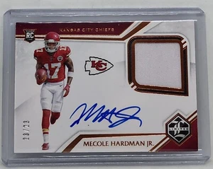 MECOLE HARDMAN JR. RC AUFNÄHER AUF KARTE AUTO 2019 LIMITIERT RPA FOTL BRONZE SSP 23/23 - Bild 1 von 3