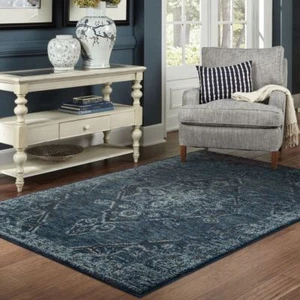 Andorra by Oriental Weavers. Traditional Oriental Area Rug. Blue 7135F - Picture 1 of 3