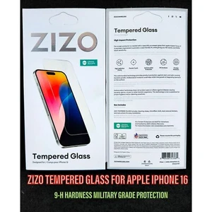 ZIZO TEMPERED GLASS Screen Protector for iPhone 16 - Picture 1 of 4