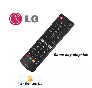 More details for akb75095308 lg tv replacement remote control for smart tv led 3d netflix button