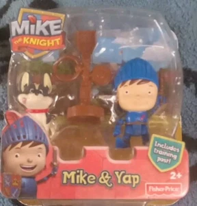 Fisher Price Mike the Knight Mike & Yap and The Training Post Figure Pack NEW - Picture 1 of 2