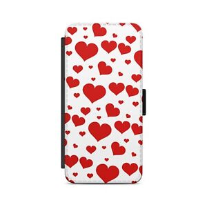 Heart Pattern Love Flip Wallet Phone Case