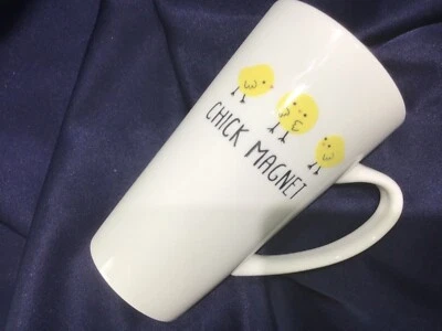 TAZA CHICK MAGNET alta latte humor ¡NUNCA USADA! nuevo! ¡EXCELENTE! Foto 1 de 4