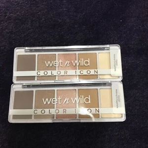 (2) Wet n Wild Color Icon 5-Pan Eye Shadow Palette #1114067 Walking On Eggshells - Picture 1 of 2