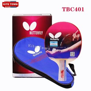 Butterfly 401 Table Tennis Racket Penhold- No original box, paddle/Case is new