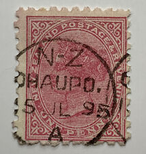 1895 NEW ZEALAND WITH OHAUPO SON CANCEL
