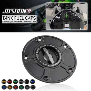 For KAWASAKI NINJA ZX6R ZX10R ZX14R Z1000 Gas Fuel Tank Cap Quick Release Refuel - Bild 1 von 10