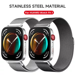 Do Huawei Watch Fit 4 Pro 3 2 1 Pasek Milanese Steel Watch Band Pasek magnetyczny - Zdjęcie 1 z 39