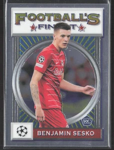 Benjamin Sesko 2021-22 Topps Finest Flashbacks UEFA Champions League #27 RC - Picture 1 of 2