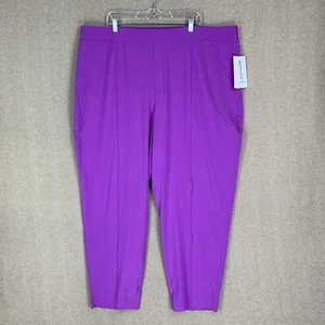 Pantalón Athleta Vienna Slim Talla 24 Talla Grande Púrpura Jogger Pull On Active - Imagen 1 de 18