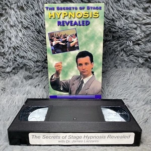 The Secrets Of Stage Hypnosis Revealed VHS Tape 1996 Dr. James Lazzarini D.C.H - Picture 1 of 7