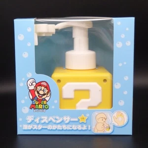 Super Mario Question Block Soap Dispenser Star-shaped Bubbles - Picture 1 of 6