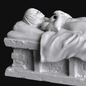 Fallen Sisters of Battle 06b - 28mm Scale Resin Miniature by Manufaktura - Picture 1 of 5
