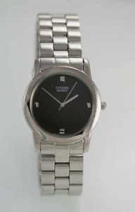 Citizen Gray Herren Edelstahl Silber Wasserdicht Quarz Batterieuhr - Bild 1 von 3
