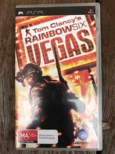 SONY PLAYSTATION PSP Tom Clancy's Rainbow Six Vegas DISC W/BOX & MANUAL - Picture 1 of 1