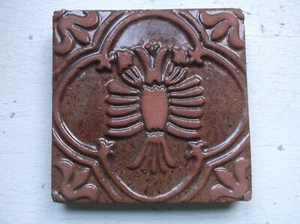 Azulejo Morovian MR01 Bucks County Azulejo de terracota cangrejo cáncer langosta - Imagen 1 de 4