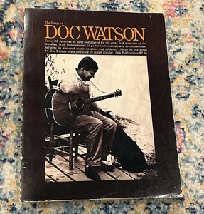 The Songs of Doc Watson - Paperback 1971 30 songs Folk Music Oak publications - Imagen 1 de 3