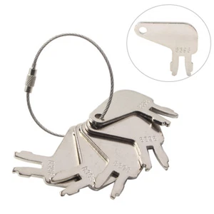 Master Disconnect Keys For Caterpillar Wheel Scraper 615C #8398 8H5306 7N0718 - Picture 1 of 7