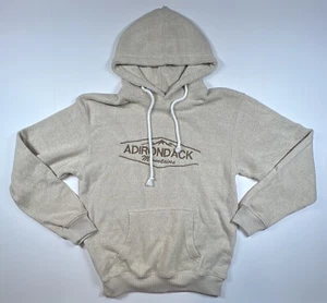 Adirondack Mountains Herren Größe Medium beige hellbraun Hoodie Sweatshirt - Bild 1 von 6