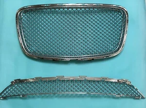 Rejilla delantera superior + inferior todo cromado estilo Bentley para '15-'16 Chrysler 300/300C - Imagen 1 de 1