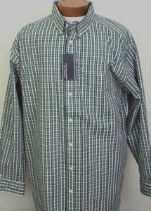 Roundtree Yorke 3XT Botones Mangas Largas Grandes y Altas Algodón Verde Hombres Nuevo con Etiquetas Nuevo    - Imagen 1 de 6