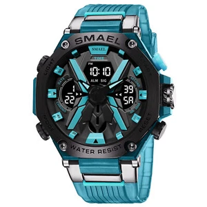 SMAEL Man's Watch Calendar Week Outdoor Sport Waterproof Electronic Wristwatches - Picture 1 of 28