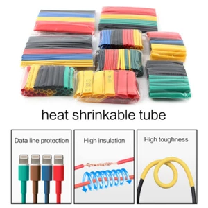 164tlg/Set Hitzeschrumpfrohr Kit Isolierung Hülle Thermoretractil Polyolefin - Bild 1 von 5