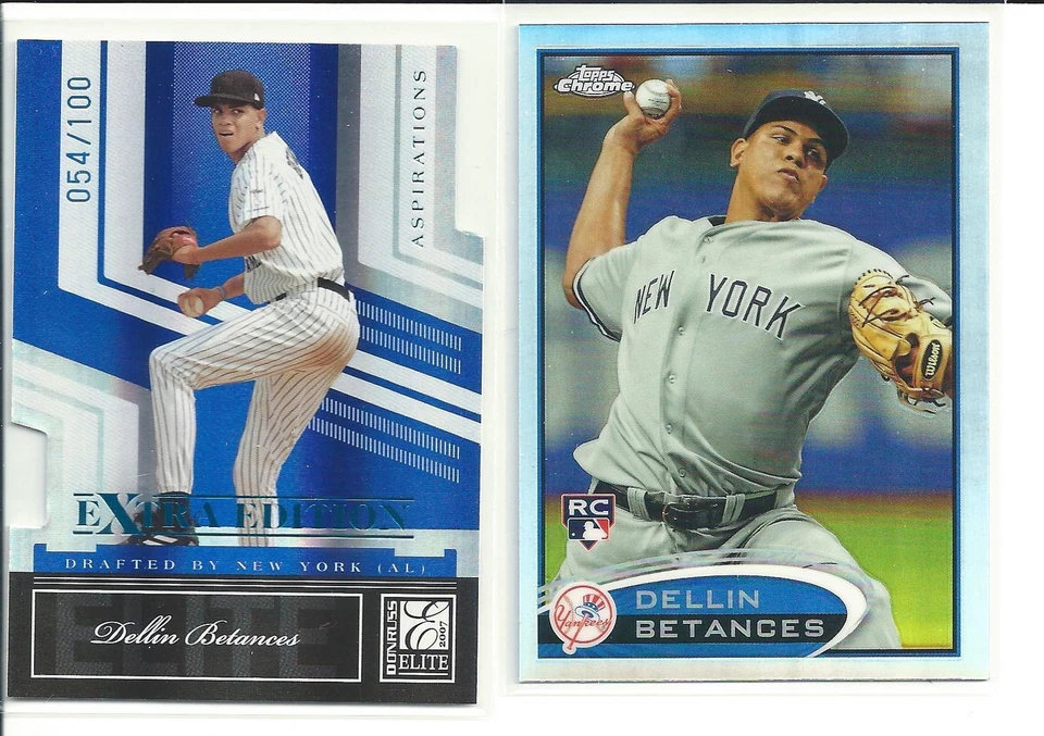 2 * DELLIN BETANCES * 2007 DONRUSS ELITE BLUE ASPIRATIONS DIE CUT RC # 100 + REF - Image 1 of 1