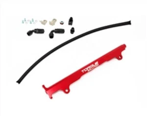 Torque Solution Mitsubishi Evo X Billet Aluminum Fuel Rail - Red - Bild 1 von 1