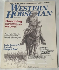 Western Horseman Magazine Jan. 2000 OUT OF THE ASHES STALLION SURVIVES BURN FIRE - Imagen 1 de 1