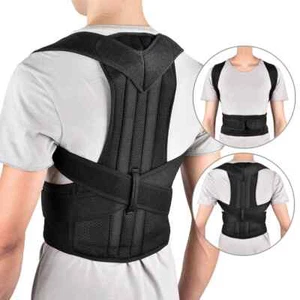 Cinturón corrector de postura ajustable espalda hombro clavícula soporte columna vertebral - Imagen 1 de 24