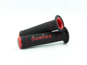 Domino A240 Black & Red Grips to fit Road Bikes - Picture 1 of 1