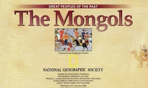 NATIONAL GEOGRAPHIC map only DECEMBER 1996 THE MONGOLS birthdays anniversaries - Picture 1 of 1