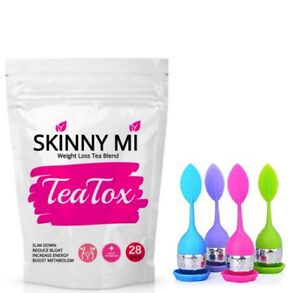 28 Day Skinny TeaTox Blend & Infuser - Skinny & Fit Tea for Weight Loss & Detox