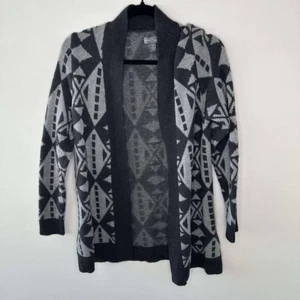 Cárdigan suéter Market & Spruce para mujer talla mediana estampado geométrico azteca - Imagen 1 de 11
