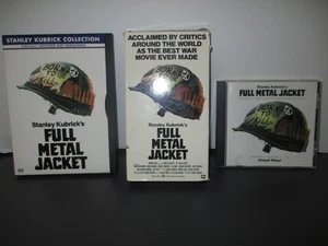 Stanley Kubricks Classic Full Metal Jacket on DVD, VHS, & Soundtrack - Picture 1 of 8