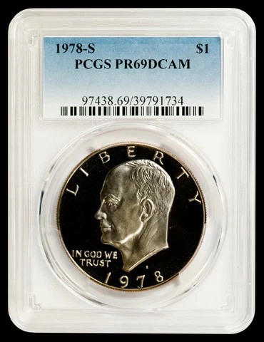 1978-S Clad Eisenhower Dollar PCGS PR69DCAM - SPECIAL HOLIDAY SALE ON THIS DATE! Cover