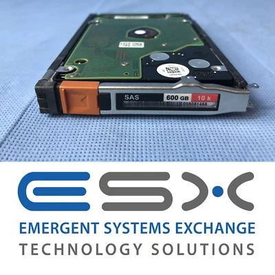 EMC 600GB 10K 2.5" 6GB SAS Hard Drive - PN: 005051466 / VX-2S10-600 - Image 1 of 2