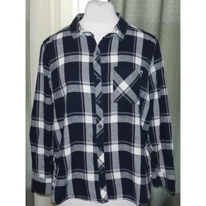 Men's Woolrich size XXL cotton flannel buttoned shirt long sleeved plaid - Picture 1 of 6