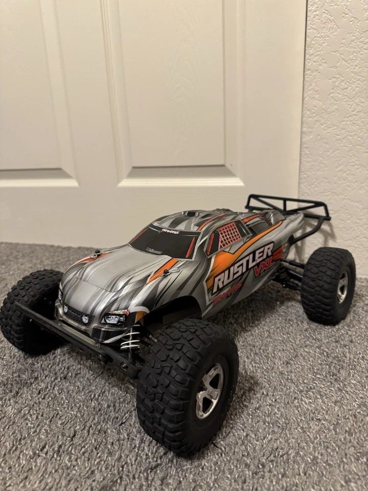 Traxxas Rustler VXL 2WD 1/10 Untested For Parts/not working  - Image 1 of 4