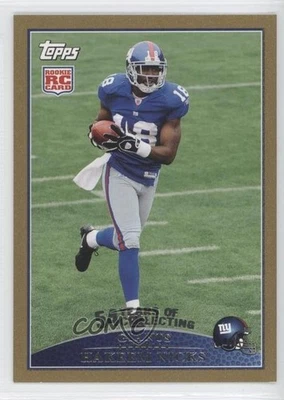 2009 Topps Gold /2009 Hakeem Nicks #335 Rookie RC - Image 1 of 2