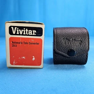 VIVITAR TELECONVERTITORE AUTOMATICO 2x 2x-3 NIKON NON AI 35mm SLR DSLR FILM - Foto 1 di 3