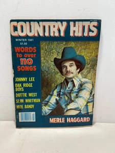 Country Hits WINTER 1981 - Merle Haggard Cover Vintage Magazin - Bild 1 von 10