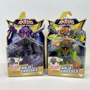 Legends of Akedo Ninja Bosses Boss Wrapsnap & Web Weaver 3" Battling Figures - Picture 1 of 4