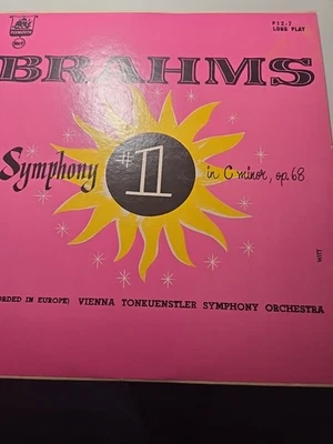 BRAHMS SYMPHONY NO. 1 In C Minor Vienna Tonkuenstler Symphony Orchestra 1952 - Image 1 of 4
