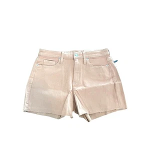Universal Thread pink high rise midi shorts smooths & sculpts stretchy 6/29. - Picture 1 of 4