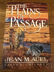 Jean M. Auel *THE PLAINS OF PASSAGE* HC/DJ 1st Edition - 1st Printing - Imagen 1 de 10