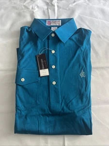 VTG Slazenger Atlanta Athletic Club Embroider Polo Shirt Medium NWT READ - Picture 1 of 10