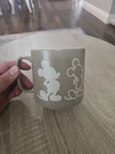 2024 Disney Parks Home Mickey Icon Mug Home Tan Ceramic Coffee Mug NEW - Picture 1 of 4