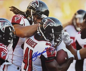 Quincy MAUGER Signed 8x10 Photo! ATLANTA FALCONS! CFL! W/COA - Picture 1 of 2